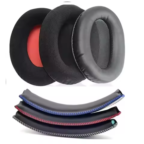 Replacement Ear pads Cushion Earmuffs Earpads Headband for Kingston HSCD KHX-HSCP Hyperx Cloud ii 2 