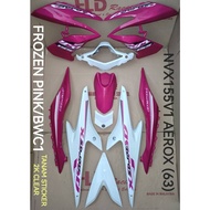 NVX155 (V1) HLD COVERSET - AEROX 63 (FROZEN PINK/WHITE)