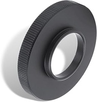 Yoidesu Camera Adapter Ring, C Mount to T2 5P9866B Screw Adapter, Black Aluminum Alloy Camera Lens M