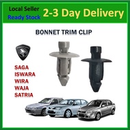 BONNET TRIM CLIP (1PC)(BLACK/GREY)PROTON SAGA,ISWARA,WIRA,WAJA,SATRIA DOOR BOARD/WIPER PANEL