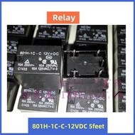 Relay 801H-1C-C-12VDC DC12V 10A 12V 5 Pins