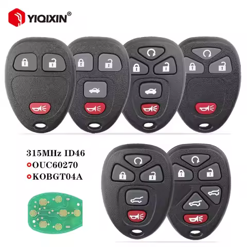For Chevrolet Buick Cadillac Avalanche Tahoe Traverse GMC Acadia Yukon Saturn Outlook 315Mhz Remote 