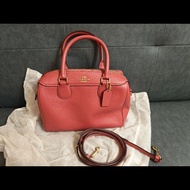 Coach經典波士頓包(乾燥玫瑰粉)