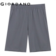GIORDANO MEN 【Beau Monde】Men's Polyester Four-Way Stretch Drawstring Shorts 0 13105807 Giordano Shor