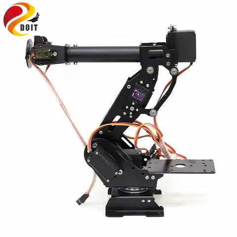 SZDOIT A Set 7-Axis Aluminum Alloy Metal Robotic Arm Kit 7DOF Manipulator for ABB Industrial Robot 7