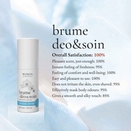 WOMAN ESSENTIALS 🇫🇷BRUME DEO SOIN Fresh Intimate &amp; Body Mist 35ml💙24hr deodorant spray 💙Prebiotics feminine care spray stop bacteria &amp; odour 💙99% natural. Ultimate vagina care. Deodorant women that prevent vaginal infection, fishy odor