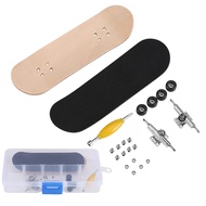 GLOGLOW Finger Skateboard, Wooden Mini Fingerboard Finger Toy with Wooden Board Professional Bearing