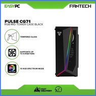⌚ ✥  Fantech Pulse CG71 RGB Mid Tower Case Black, Best Seller, Brand New, Original, Cheapest, Plug