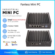 12th Gen Intel N150 N100 N95 Quad Core Soft Router 4 x Intel i226-V 2.5G Router with DDR4 NVMe HDMI 