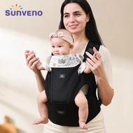 Sunveno Baby Carrier with Hip Seat Baby Carrier Newborn to Toddler Ergonomic Baby Hip Seat