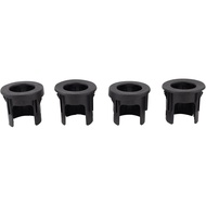 TRQ Rear Parking Assist Sensor Bezel Set Black Compatible with 2015-2016 Ford F-250 Super Duty F-350