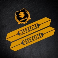 Miếng Dán LOGO Huy Hiệu Phản Quang SUZUKI Đề Can Kính Chắn Gió Xe Máy Cho Tất Cả Các Dòng Xe SUZUKI