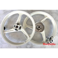 Enkei Sport Rim 3 Batang Putih Honda Vario150 / Vario125 , 3 Batang Putih , Size (Front 1.4, Rear 1.