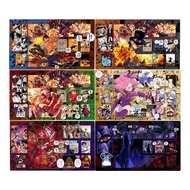 600X350 Diy One Piece Op13 Luffy Card Battle Mat Opcg Bonney Imu Single Player Board Game Card Duel 