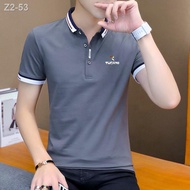 ✥✢✉Burung belatuk baju POIO lengan pendek lelaki baru baju t-shirt kapas versi Korea trend baju t-shirt longgar lelaki a