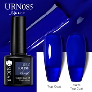 UR SUGAR 7.5Ml สีฟ้าสีม่วงเข้มเจลทาเล็บแบบติดทนนานไฮบริดสำหรับ Base MatteTop Coat Soak Off UV LED Nail Art Gel