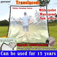 transparent tolda Trapal Waterproof Tarpaulin makapal with Eyelets Lona plastic tarpoline sakolin