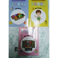 Set of 3 English learning books for children 4-8 years old