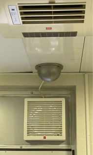KDK 15WHC07 6寸抽氣扇及浴室寶風嘴安裝