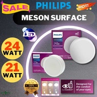 Ready Stock] Philips Led Surface Downlight Meson Series 7" 9" 17w 24w LED Surface Philips 59472 59474 100% original