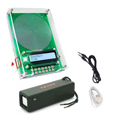 7.83Hz Schumann Waves Resonance Generator Adjustable 0.01Hz~100000Hz Ultralow Frequency Pulse Audio 