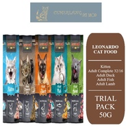 Leonardo Cat Food - Dry Food Repack / Trial Repack / Tester Repack (50G)