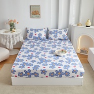 Printed Polyester Cotton Bed Sheet Simmons Protective Cover Mattress Cover Sheet Anti-dust Cover Sle