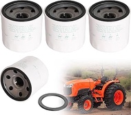 4PCS Hydraulic Oil Filter Compatible with Kubota L2501 L2800 L3200 L3301 L3400 L3700 L3800 L3901 M60