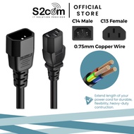 C14 to C13 Single Dual Power Cord 0.2M 1.8M 2M 3M 5M