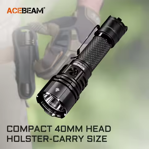 ACEBEAM L16 2.0 SFT42R Tactical Flashlight Long Range 713M 3000LM Dual Switch Flashlights Supports S