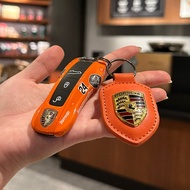 Porsche Cayenne Key Shell 911 Palamela 718Taycan992 Keychain Cover Modification