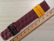 22毫米 手錶用 矽膠錶帶 西藏紅/70年代黃 (Tibetan Red/70s Yellow) 22mm TPU Watch Strap