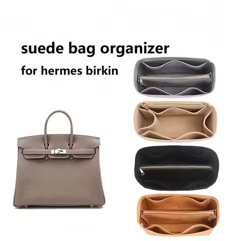 Makeup Bag Organizer For Hermes Birkin 25 30 35 Handbag Insert
