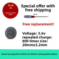 High Capacity LIR2032H 3.7V Button Shaped Lithium Battery for Car Remote Controller Computer Motherb