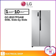 LG 508L Side by Side Fridge GCFB507PLAM / GC-FB507PLAM (Matte Black) Refrigerator GC-B507PQAM / GCB5