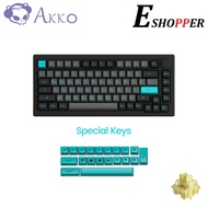 AKKO 5075B PLUS BLACK & CYAN GAMING KEYBOARD