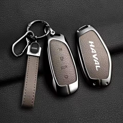 Goat Leather Car Key Case For Haval XY H6 Dargo M6 H9 H6S F7 F7X Jolion X DOG H2 H3 H5 H7 H8 M4 F7H 