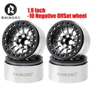 1.9" Rim Roda Aluminium Offset Negatif Untuk 1/10 Rc Crawler