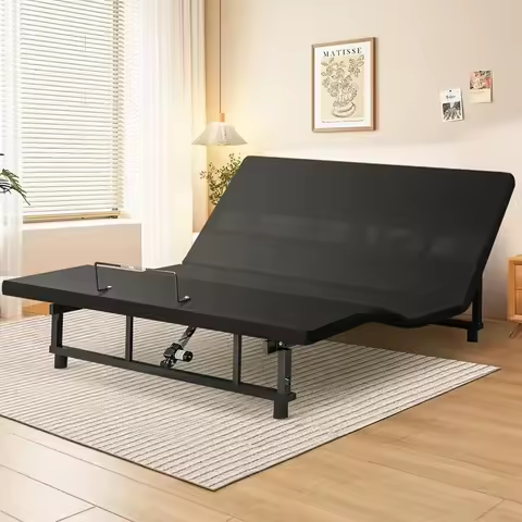 Adjustable Bed Frame with Quiet Motor - Head & Foot Incline, Zero Gravity, Wireless Remote Control, 