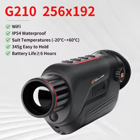G210 Thermal Monocular for Outdoor Night Vision Handheld Portable IP54 Thermal Imager with JPG&MP4 R