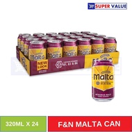 Malta 320ml x 24 Non Alcoholic Malt Drink Malty Brew Carbonated Can HALAL Refreshing Drink