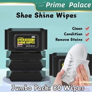 80PCS Shoe Shine Wipes Cleaner Shoe Shine Wipes Shoes Cleaner For All Colors Wipes Shoes
