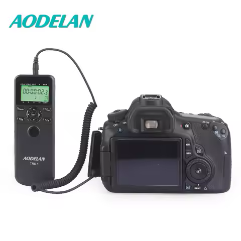 AODELAN Time Lapse Intervalometer Timer Remote Control Shutter Release for Canon Nikon Sony Panasoni