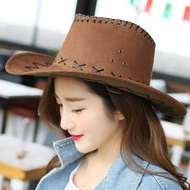 [In Stock] Cowboy Hat Sunshade Outdoor Hats Children's Dance Hats cap woman topi perempuan cap hat c