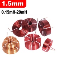 1.5mm hollow inductor frequency divider inductor coil speaker accessories customized high-purity cop