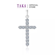 TAKA Jewellery Diamond Pendant 9K Cross