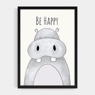 ZENi ADORABLE Framed Poster [Set 1] | Adorable Series A3 A2 A1 Poster Frame Wall Art Decor