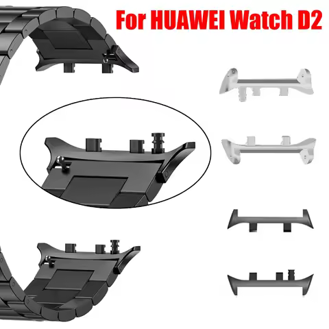 1 Pair Adapter for Huawei Watch D2 22mm Width Stainless Steel Connectors Metal Connector for Huawei 