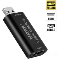 HDMI Capture Card 4K Input 1080p Output USB Audio Video Record DSLR Camera Action Cam Camcorder Stre