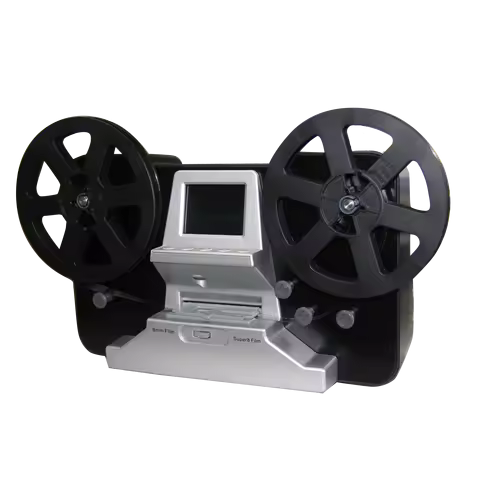 8mm and Super 8 Film Reel Converter Scanner to Convert Film Into Digital Videos. Frame by Frame Scan